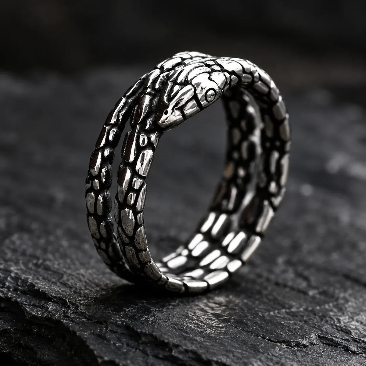 Bague Serpent Double Tour