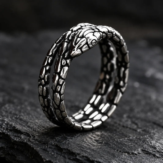 Bague Serpent Double Tour