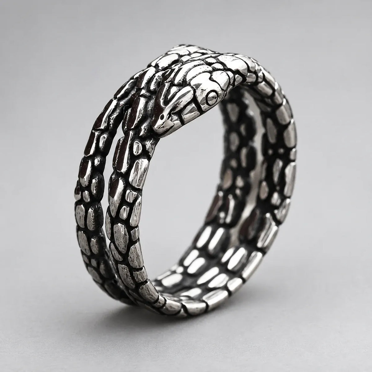 Bague Serpent Double Tour 7