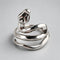 Bague Serpent Dressé Lisse Réglable