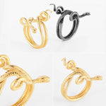 Bague Serpent Enroulé en Triple Tour - Vignette | Médiéfan