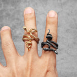 Bague Serpent Enroulé en Triple Tour - Vignette | Médiéfan