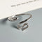 Bague Serpent Minimaliste Ondulé Réglable