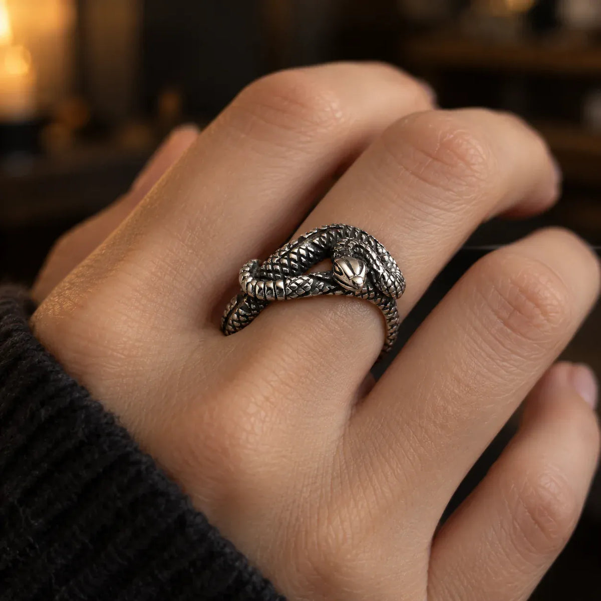 Bague Serpent Noué