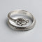 Bague Serpent Spirale Double Tour Réglable
