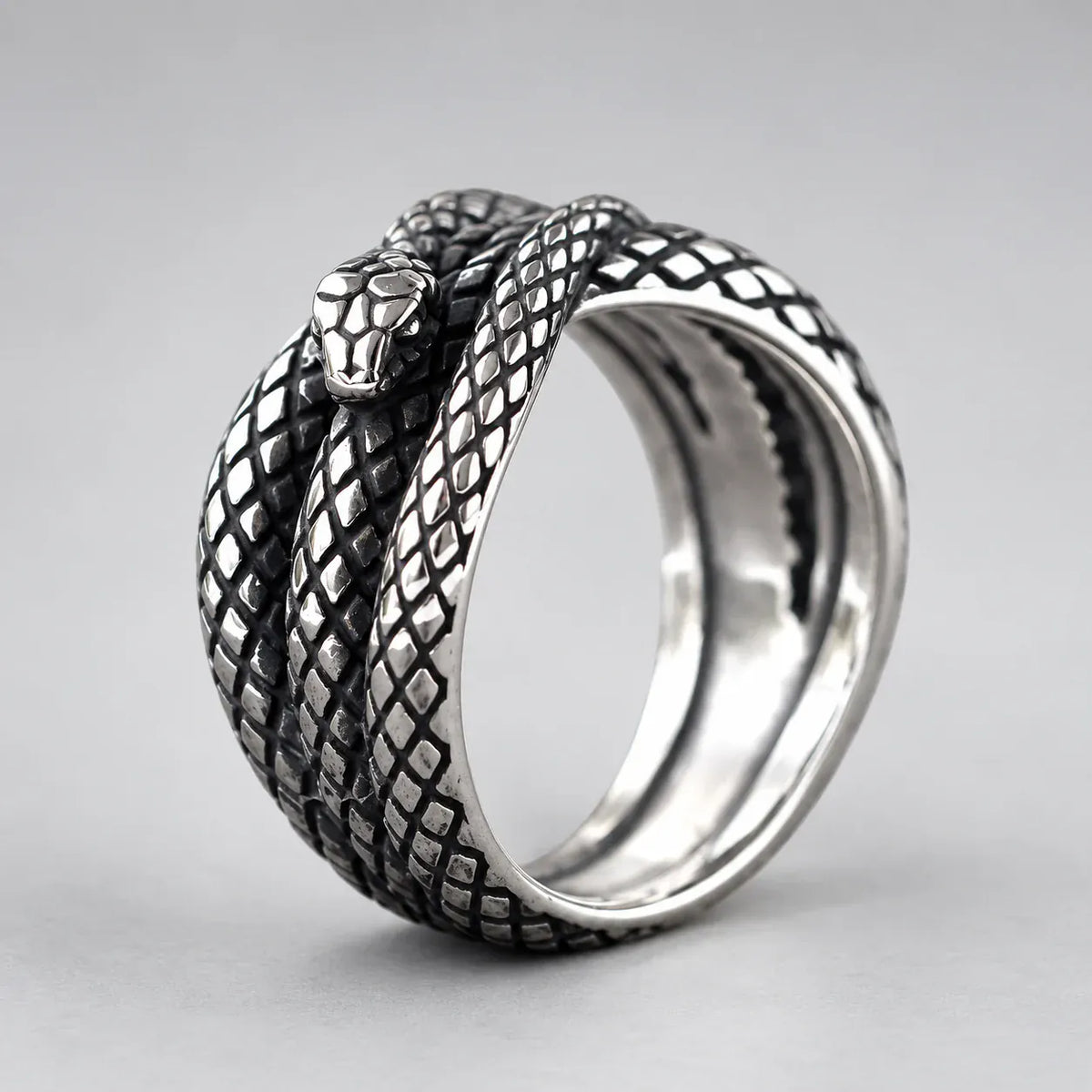 Bague Serpent Triple Enroulement 10