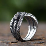 Bague Serpent Triple Enroulement - Vignette | Médiéfan