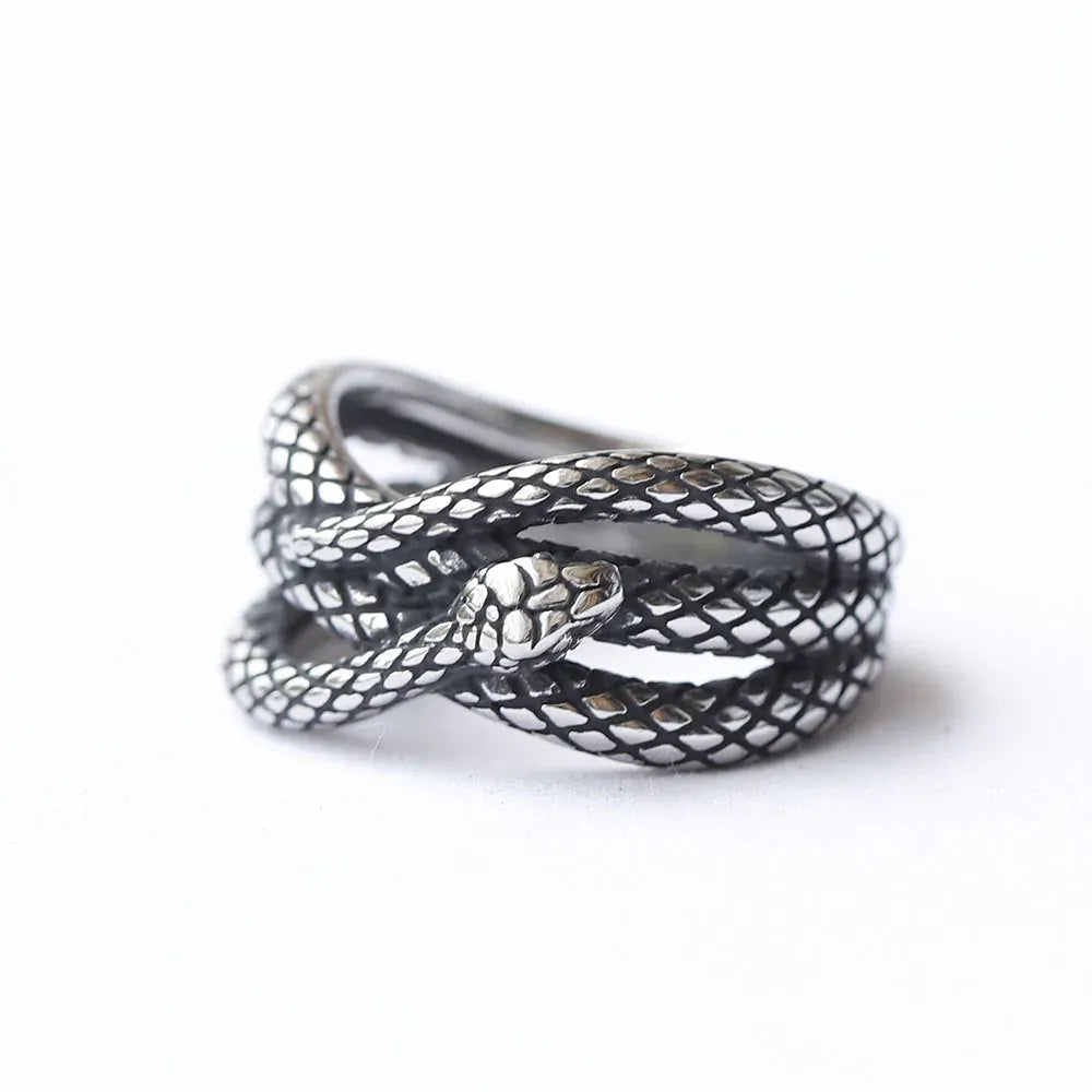 Bague Serpent Triple Enroulement