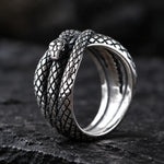 Bague Serpent Triple Enroulement - Vignette | Médiéfan