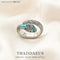 Bague Serpent Tropical Turquoise Réglable