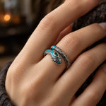 Bague Serpent Tropical Turquoise - Vignette | Médiéfan