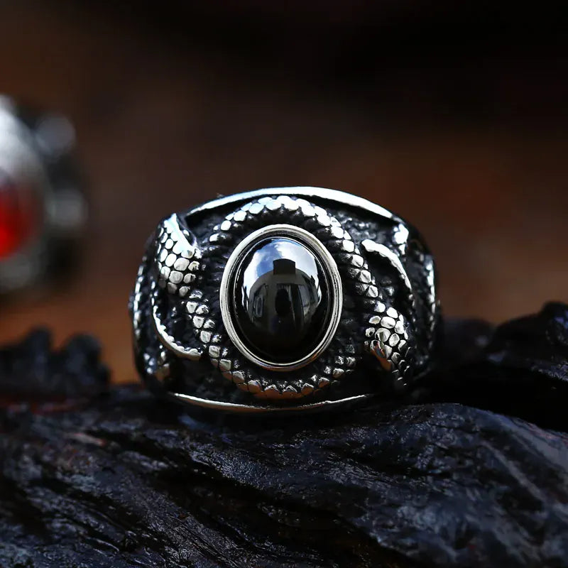 Bague Serpent Viking With Nice Gift Box / Style B / CHINA|12,5