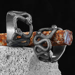 Bague Serpents Jumeaux Ajourée - Vignette | Médiéfan