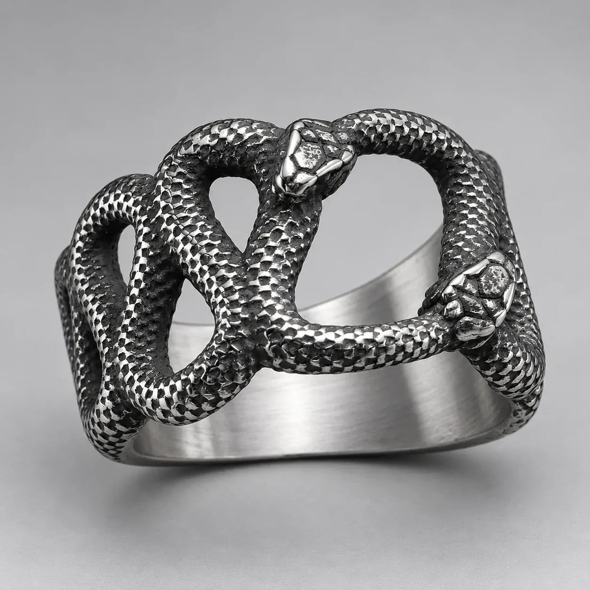 Bague Serpents Jumeaux Ajourée 7