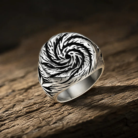Bague Spirale Hypnotique