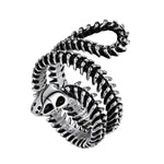 Bague Squelette de Serpent en Spirale - Vignette | Médiéfan