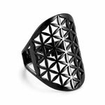 Bague Treillis Fleur de Vie Ajourée - Vignette | Médiéfan
