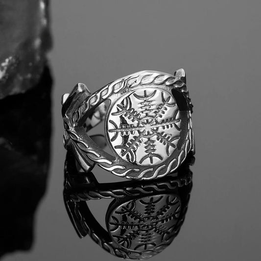 Bague Vegvisir Viking
