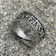 Bague Viking Ajustable Argent