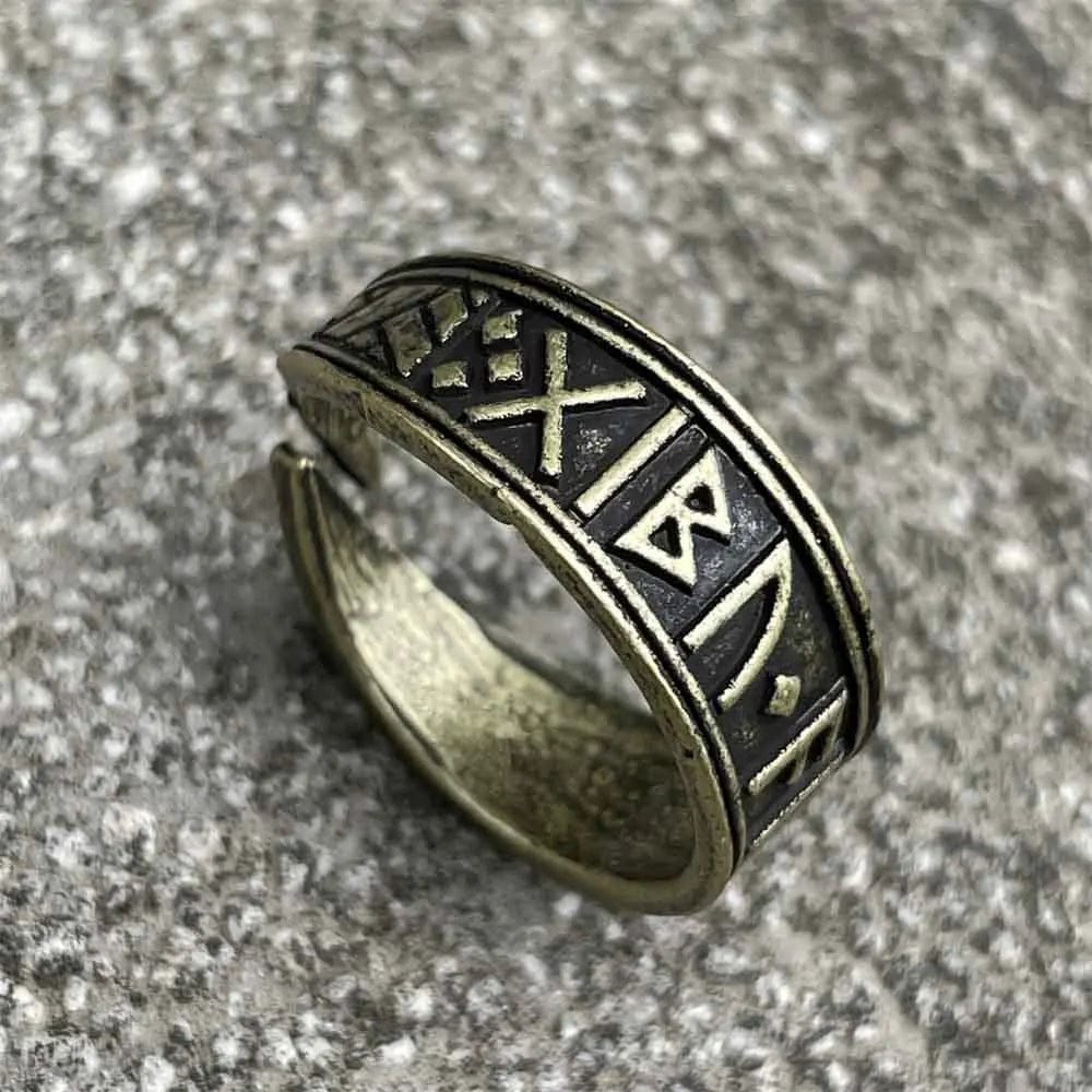 Bague Viking Ajustable Or
