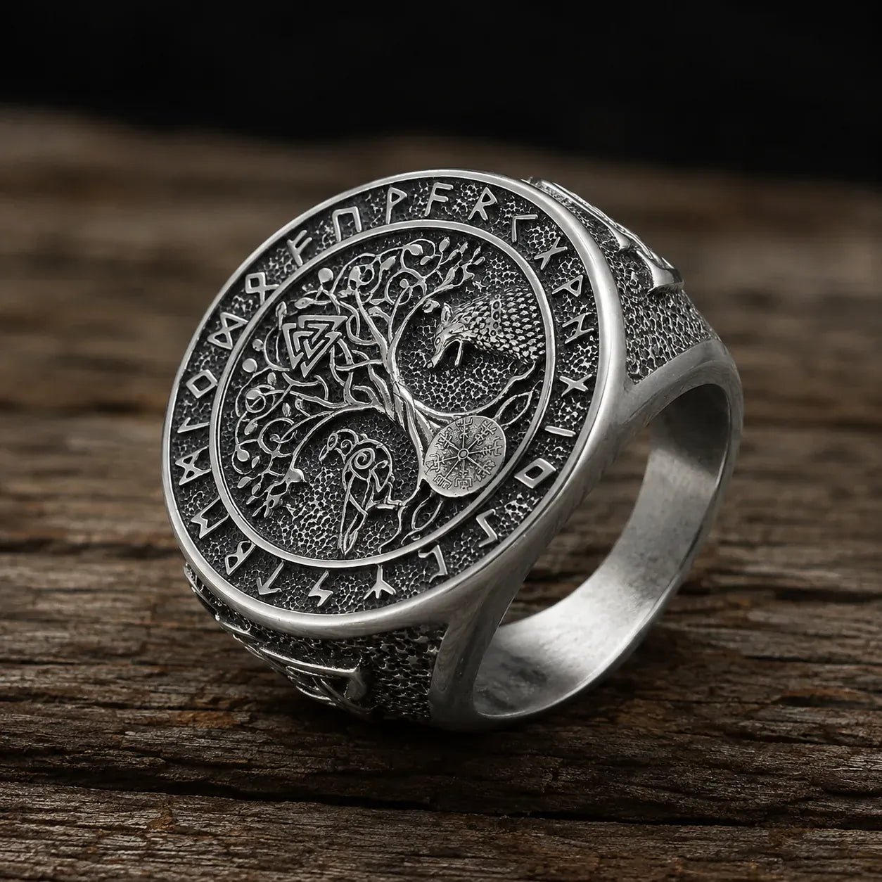 Bague Viking Argent Argenté