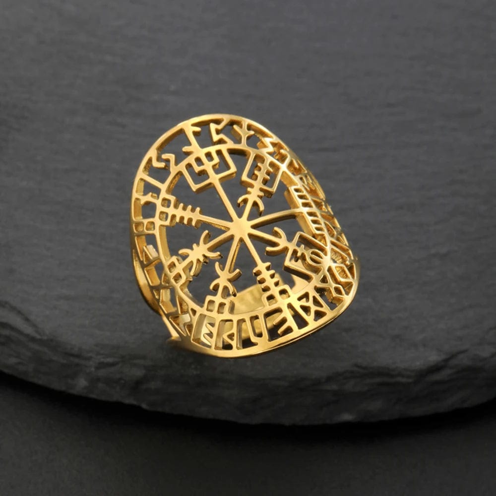 Bague Viking Femme Doré / redimensionnable