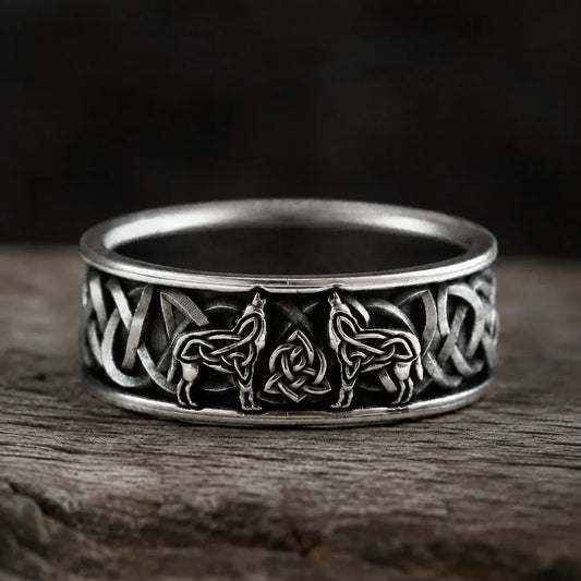 Bague Viking Loup