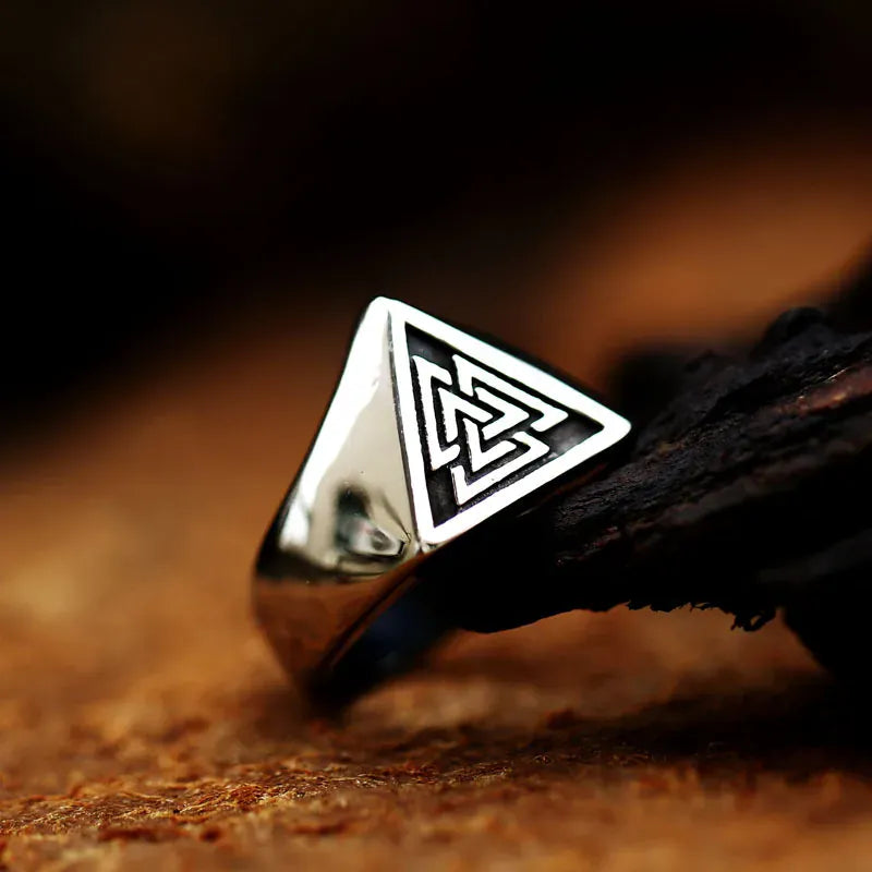 Bague Viking Valknut