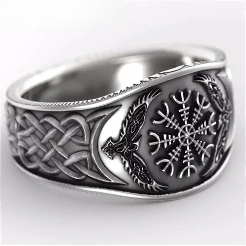 Bague Viking Vegvisir