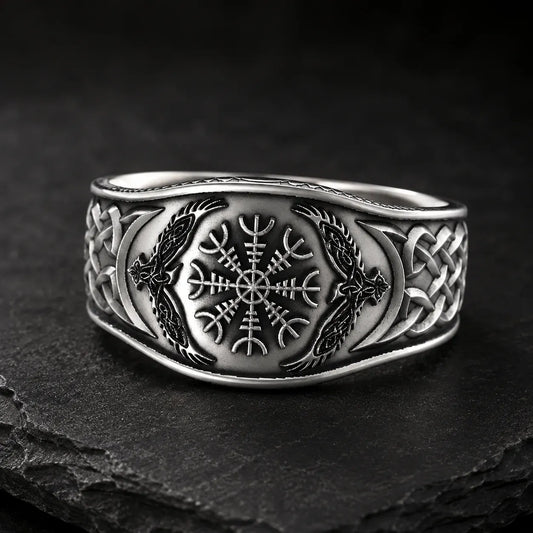 Bague Viking Vegvisir