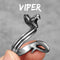 Bague Vipère Gueule Ouverte 11