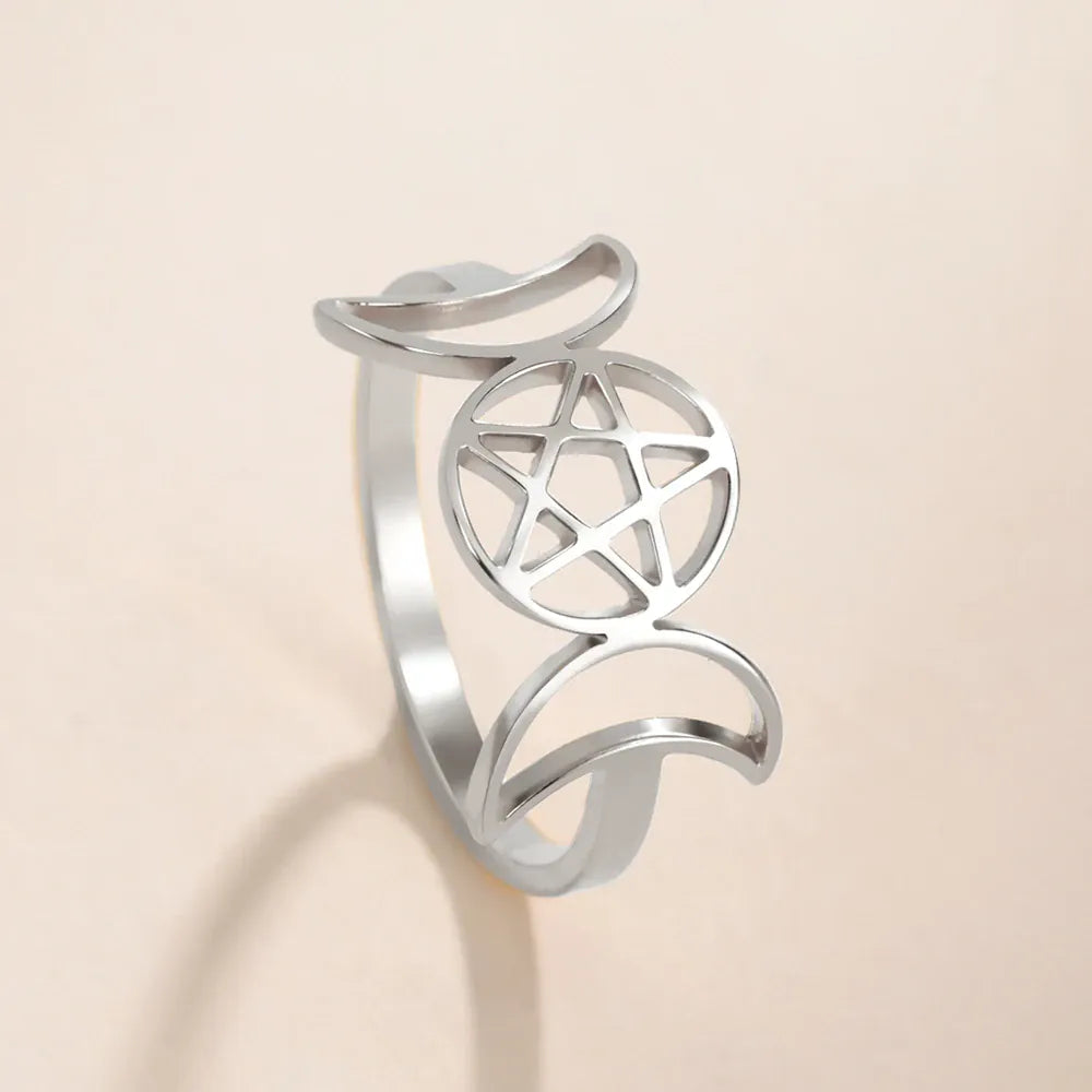 Bague Wicca Triple Lune