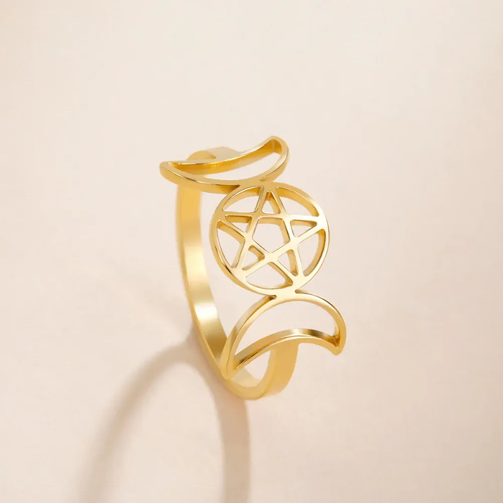 Bague Wicca Triple Lune