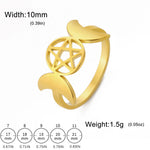 Bague Wicca Triple Lune - Vignette | Médiéfan