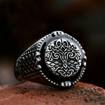 Bague Yggdrasil Noir - Vignette | Médiéfan