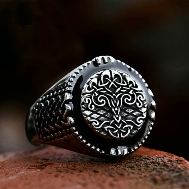 Bague Yggdrasil Noir