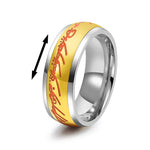 Bague tournante anti-stress écriture elfique - Vignette | Médiéfan