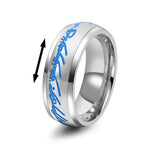 Bague tournante anti-stress écriture elfique - Vignette | Médiéfan