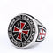 BEIER – bague militaire en acier inoxydable pour homme, bijoux de personnalité, croix, chevalier, vente en gros, prix d'usine, BR8-823 BR8-806 / taille américaine / 8