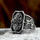 BEIER – bague militaire en acier inoxydable pour homme, bijoux de personnalité, croix, chevalier, vente en gros, prix d'usine, BR8-823 BR8-823 / taille américaine / 13