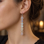 Boucles d'Oreilles Longues Symboles des 7 Chakras - Vignette | Médiéfan