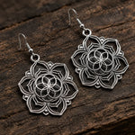 Boucles d'Oreilles Lotus Graine de Vie - Vignette | Médiéfan