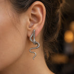 Boucles d'Oreilles Serpent Traversant - Vignette | Médiéfan