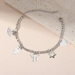 Bracelet à Breloques Main de Fatima, Chai et Étoile de David - Vignette | Médiéfan