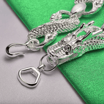 Bracelet Chaîne Tête de Dragon - Vignette | Médiéfan