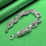 Bracelet Chaîne Tête de Dragon - Vignette | Médiéfan