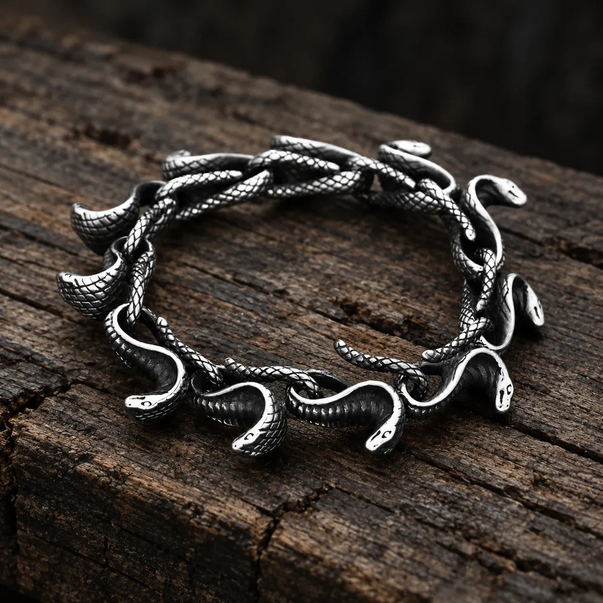 Bracelet Cobras Enchaînés