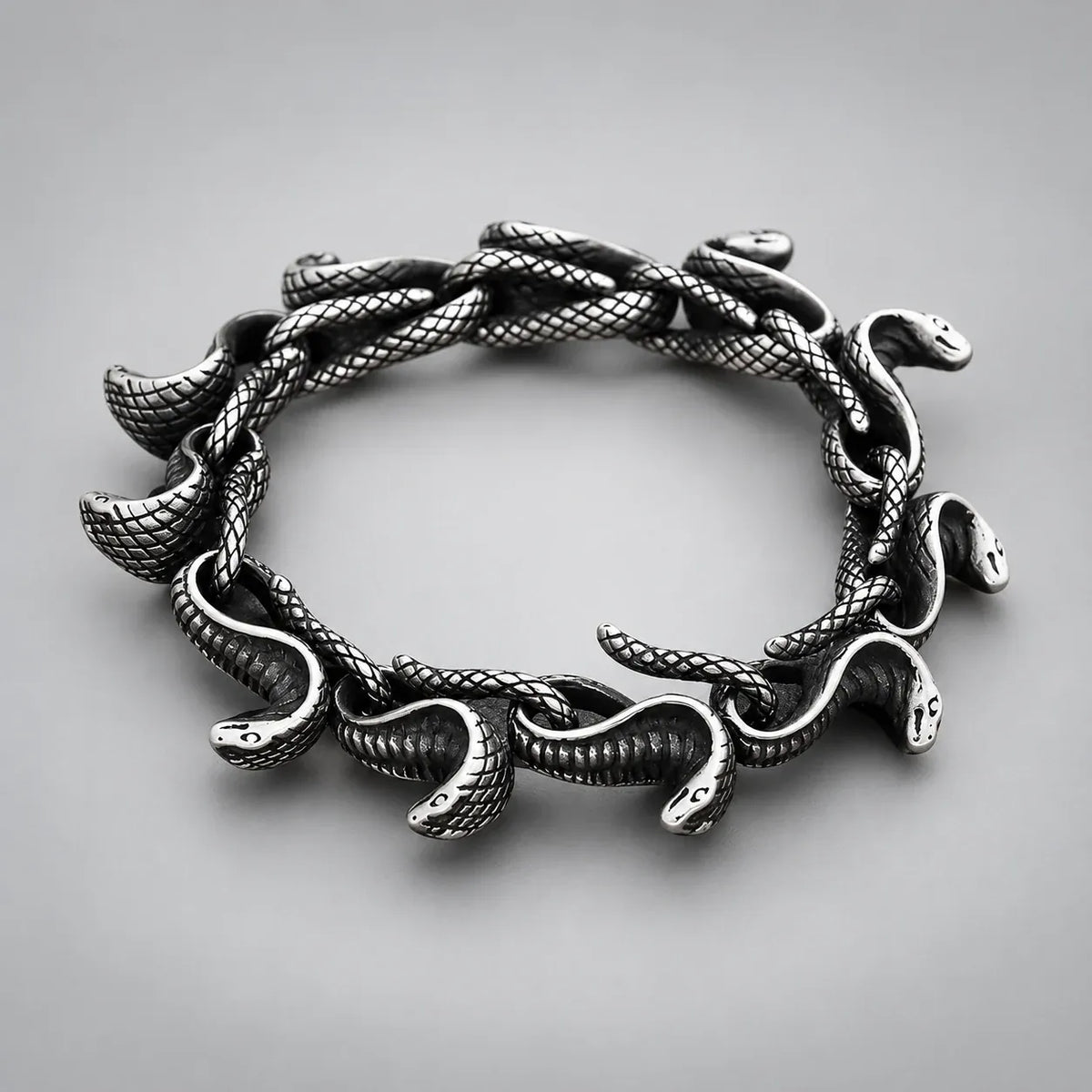 Bracelet Cobras Enchaînés