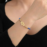 Bracelet Cordon Main de Fatima Filigranée - Vignette | Médiéfan