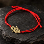 Bracelet Cordon Main de Fatima Filigranée - Vignette | Médiéfan